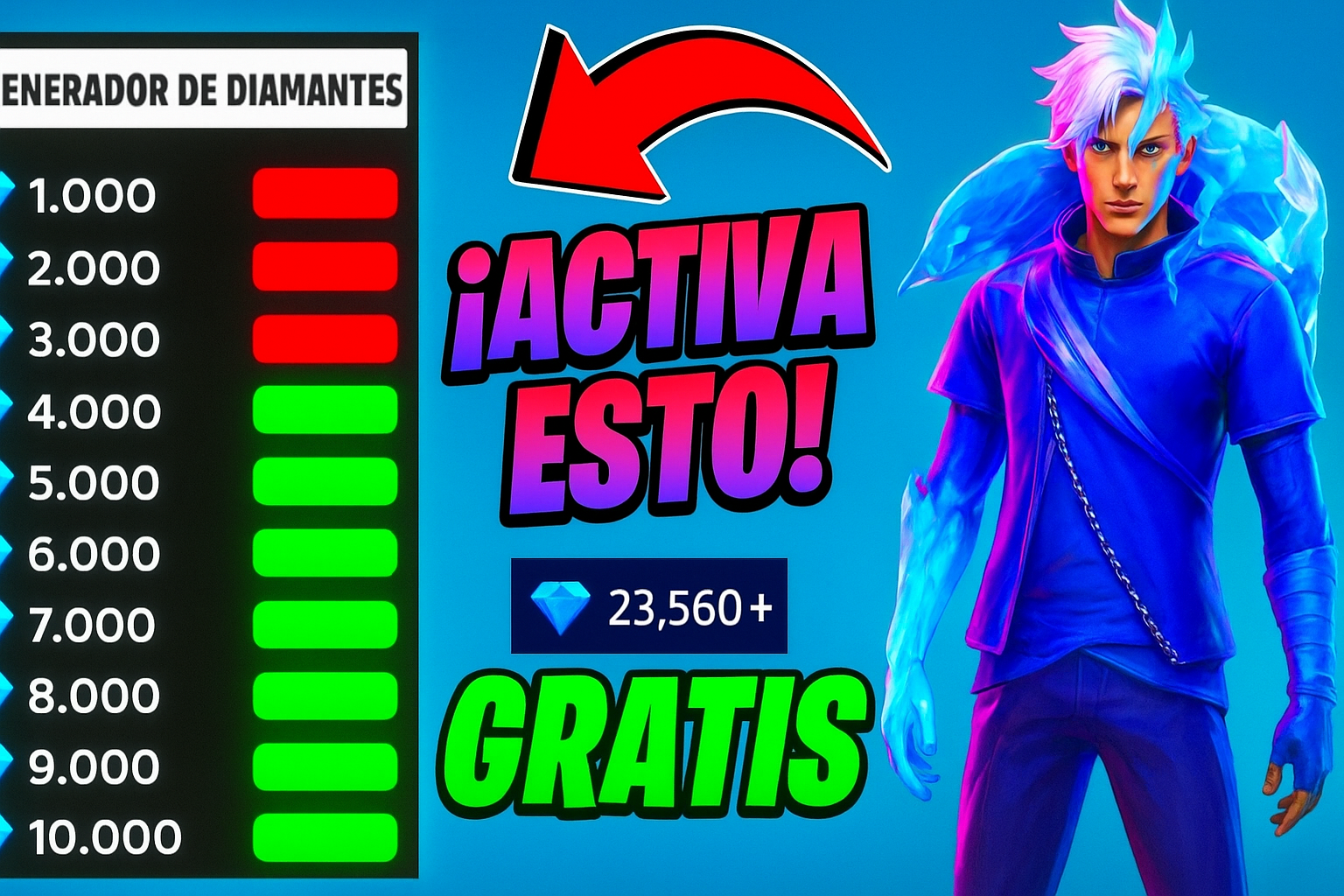 Generadores de diamantes en Free Fire 2025